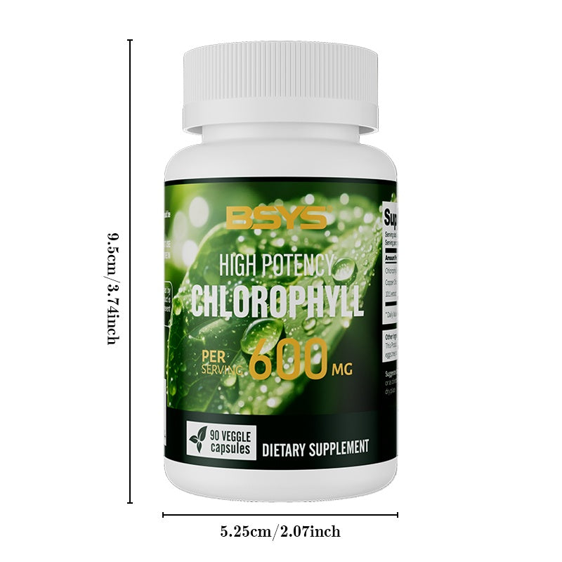 BSYS Chlorophyll Capsules  Fat Metabolism Support