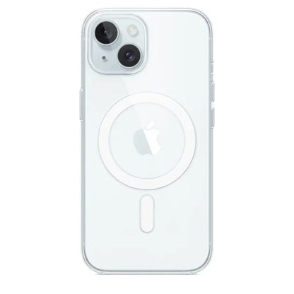 Magnetic Original Clear Case For iPhone 17 Air 16 15 14 13 12 11 Pro Max mini XS XR Funda For Magsafe Silicone Transparent Cover