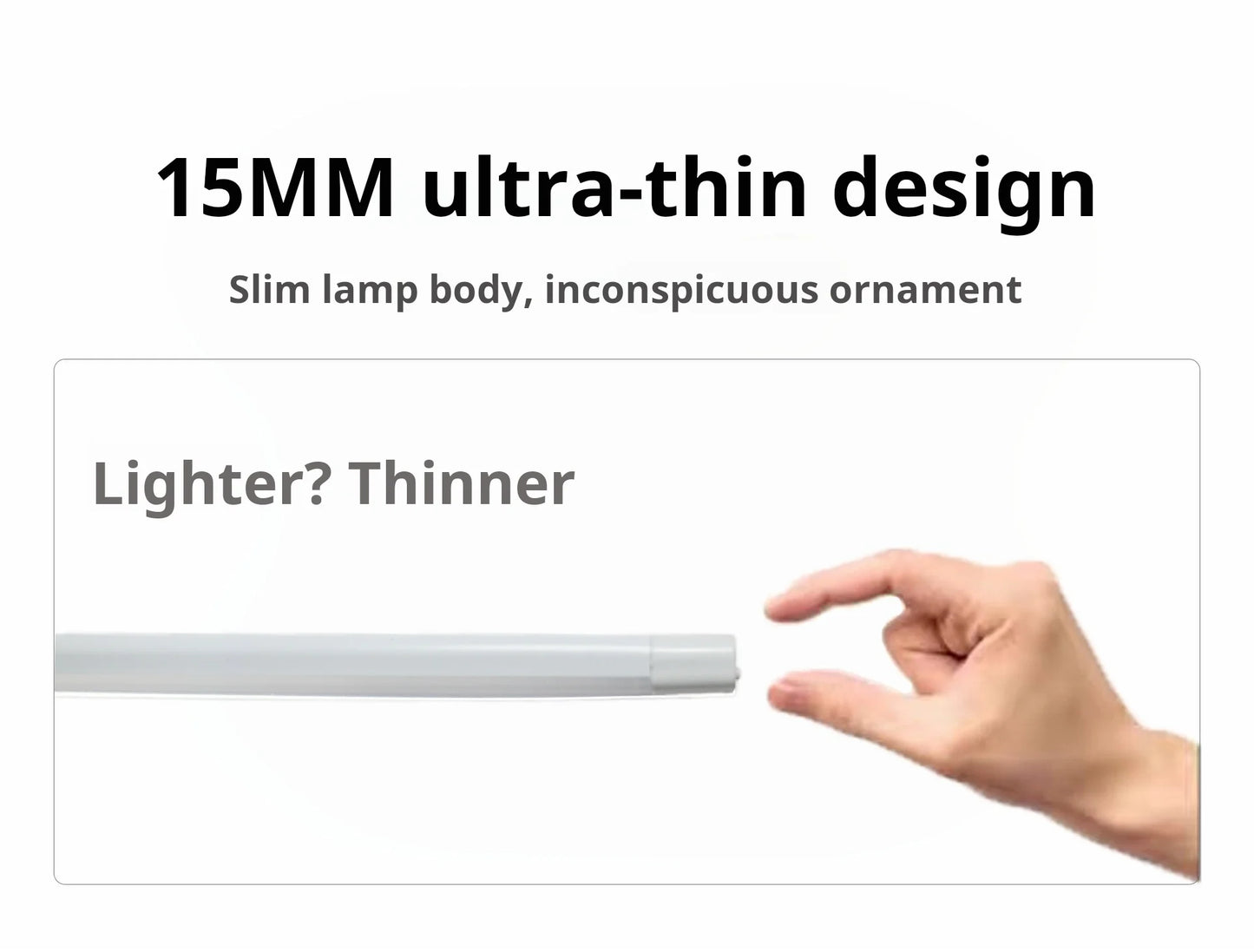 1pc Wireless Rechargeable LED Motion Sensor Cabinet Light - Ideal for Closet, Kitchen, Wardrobe, Stairs - Battery Operated Night