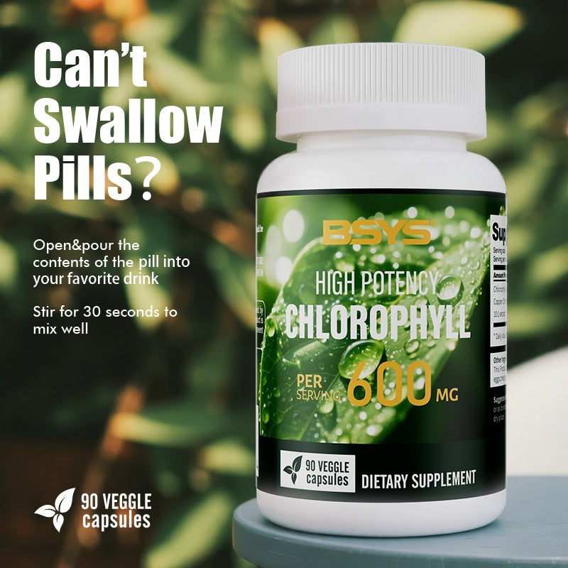 BSYS Chlorophyll Capsules  Fat Metabolism Support