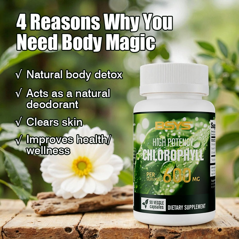 BSYS Chlorophyll Capsules  Fat Metabolism Support